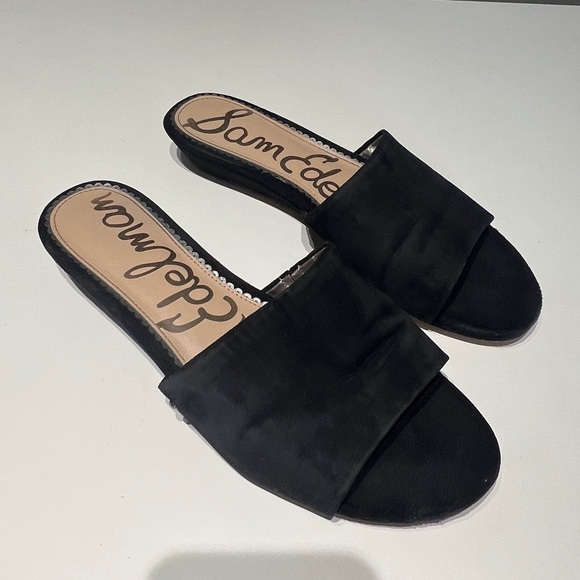 sam edelman suede mules / slides - Picture 1 of 5